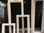 5 kunstof kozijnen, Kunststof, Raamkozijn, Zo goed als nieuw, Inclusief glas