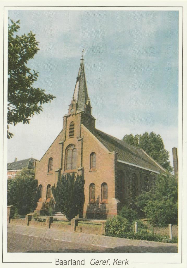 BAARLAND Geref. Kerk, Verzamelen, Ansichtkaarten | Nederland, Gelopen, Zeeland, 1980 tot heden, Verzenden