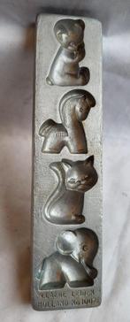 Oude marsepeinvorm: Olifantje, Poesje, Paardje en Beertje, Ophalen of Verzenden