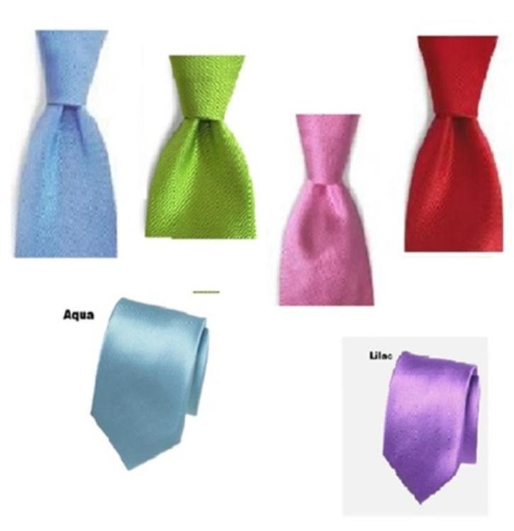 Stropdas zijde uni in diverse kleuren SALE!, Kleding | Heren, Stropdassen, Nieuw, Effen, Overige kleuren, Verzenden