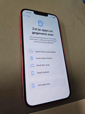 iPhone 14 rood 128gb in goede staat