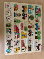 Knopjes puzzel thema boerderij, Ophalen, 10 tot 50 stukjes, Zo goed als nieuw