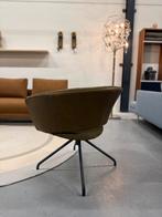Nieuw Label van den Berg Lola Fauteuil groen stof leer, Huis en Inrichting, Fauteuils, Label van den berg, Nieuw, Leer, Ophalen of Verzenden