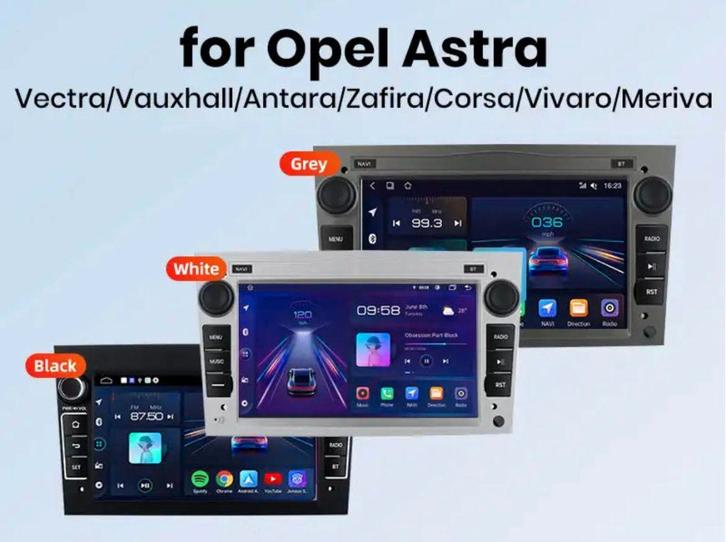 Opel Astra Corsa Zafira Autoradio Apple Carplay Android auto, Auto diversen, Autoradio's, Nieuw, Ophalen of Verzenden
