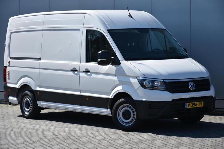 Volkswagen Crafter 2.0 TDI L3H3 140 Pk 1544 Kg LVM Laadklep, Auto's, Bestelauto's, Bedrijf, Te koop, ABS, Achteruitrijcamera, Airbags