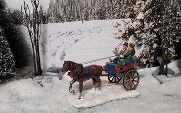 Lemax: Buggy ride courting vooor in uw kerstdorp. beschikbaar voor biedingen