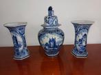 Delfts aardewerk blauw. Set van 3., Antiek en Kunst, Ophalen