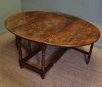 achttiende-eeuwse land eiken antieke Drop Leaf Gaten tafel, Ophalen