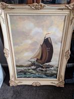 Olieverf schilderij Botter, Antiek en Kunst, Ophalen