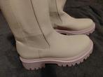 Laarsjes mt 38 , crème met roze zool., Ophalen of Verzenden, Zo goed als nieuw, Beige