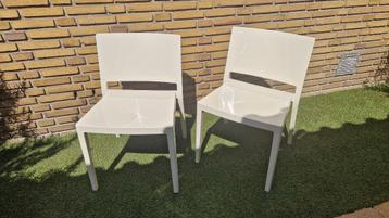 Kartell Lizz Mat Wit Stoelen beschikbaar voor biedingen