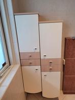 2 Badkamerkastjes - Prima Staat, Één Beschadigd, Ophalen, (Half)hoge kast, Minder dan 50 cm, Gebruikt