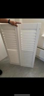 Witte Shutters -, Huis en Inrichting, Wit, Zo goed als nieuw, 150 tot 200 cm, 50 tot 100 cm
