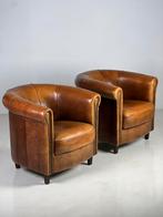 GEZOCHT! Schapenleren fauteuils en banken, Huis en Inrichting, Fauteuils, Ophalen, Zo goed als nieuw, 75 tot 100 cm