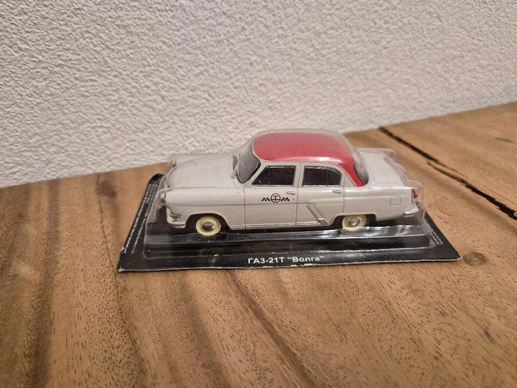 Soviet modelauto Gaz-21 i "Volga Taxi" DeAgostini, Hobby en Vrije tijd, Modelauto's | 1:43, Nieuw, Auto, Overige merken, Ophalen of Verzenden
