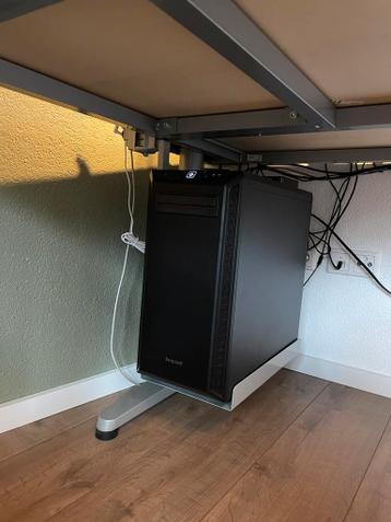 IKEA Galant bureau met Summera PC houder - afbeelding 4