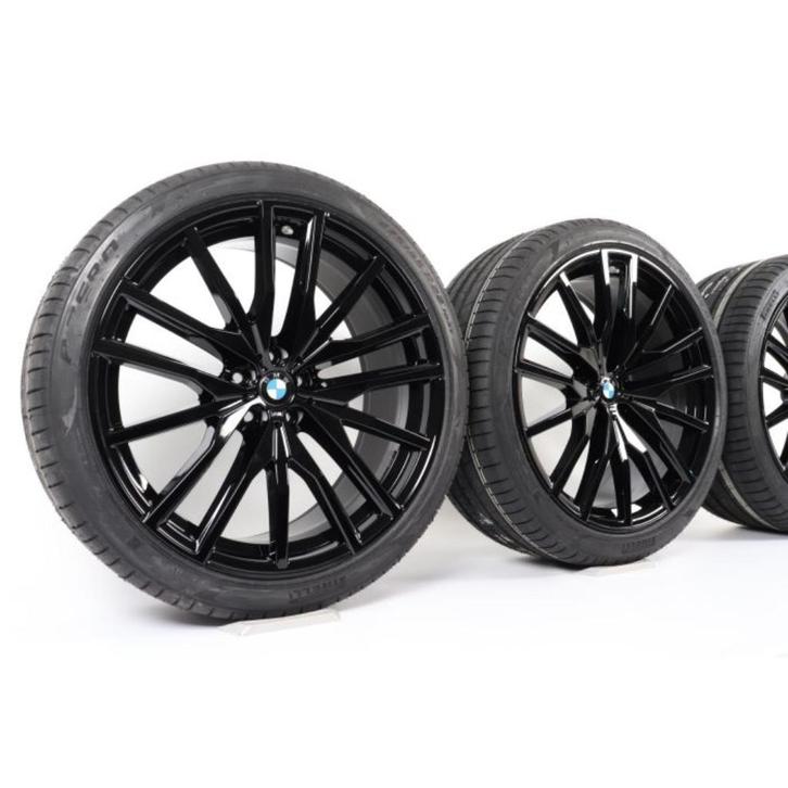 Nieuw 22” Orig Bmw Styling 742M G05 X5 X6 G06 velgen banden, Auto-onderdelen, Banden en Velgen, Band(en), Zomerbanden, Overige maten