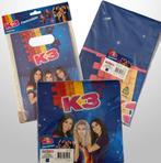 K3 Feestpakket – Feestzakjes, Tafelkleed & Servetten, Verzenden, Nieuw, Versiering, Verjaardag