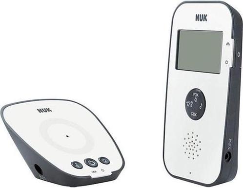 NUK 530D+ Zwart, Wit - Babyfoon - Met Slaapliedjes, Kinderen en Baby's, Babyfoons, Nieuw, 250 meter of meer, Ophalen of Verzenden