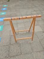 Houten schraag, Doe-het-zelf en Verbouw, Ladders en Trappen, Ophalen of Verzenden, Gebruikt, Ladder, Minder dan 2 meter