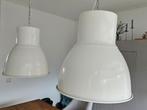 Twee grote industriële lampen type Hektar van Ikea(wit), Ophalen, Gebruikt, Metaal