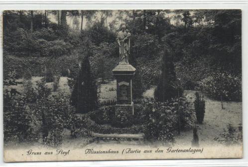 x04085 steyl tuin, Verzamelen, Ansichtkaarten | Nederland, Gelopen, Limburg, Voor 1920, Verzenden
