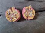 Handgemaakte Decoratie Granaatappels (2 Stuks), Ophalen of Verzenden, Gebruikt