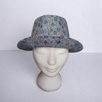 Kinder zomer hoed grijs blauw geel paars print, Kinderen en Baby's, Kinderkleding | Petten en Hoeden, Ophalen of Verzenden, Zo goed als nieuw