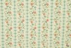 12884 Vintage ruitjes lief bloemetjes behang wallpaper swiet, Huis en Inrichting, Stoffering | Behang, Verzenden