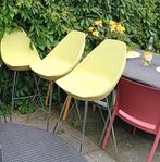 3 fleurige barkrukken stoelen krukken lime groen 10 euro per, Huis en Inrichting, Barkrukken, 2 krukken, Ophalen, Gebruikt