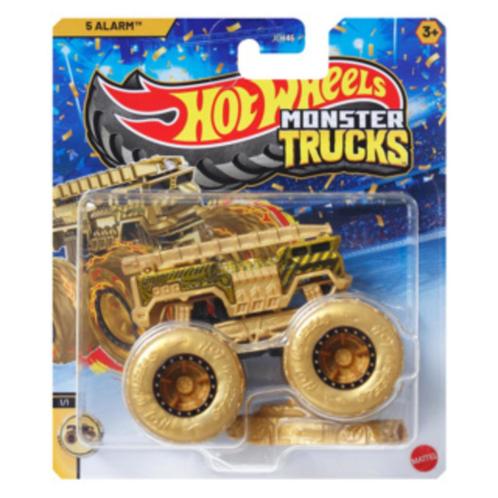 Hotwheels: Monster Trucks: 5 Alarm Gold 1:64, Kinderen en Baby's, Speelgoed | Speelgoedvoertuigen, Nieuw, Ophalen of Verzenden