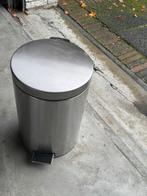 Prullenbak, Huis en Inrichting, Woonaccessoires | Prullenbakken, Ophalen, Gebruikt, Met pedaal, 20 tot 30 liter