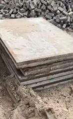 betonplaten stuks 200x150x14 cm stelcon gebruikt, Tuin en Terras, Tegels en Klinkers, Verzenden, Gebruikt, Beton, Overige typen