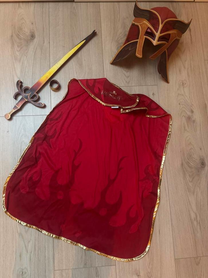 Raveleijn Efteling Kostuum Set met zwaard en klaparmband, Kinderen en Baby's, Carnavalskleding en Verkleedspullen, Zo goed als nieuw