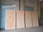 4 nieuwe houten platen van 244x122cm voor lambresering, afti, Ophalen, Nieuw, Hout, Minder dan 20 mm