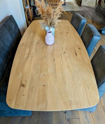 SALE!! Eettafel eiken Deens ovaal grote voorraad tafel !!! beschikbaar voor biedingen