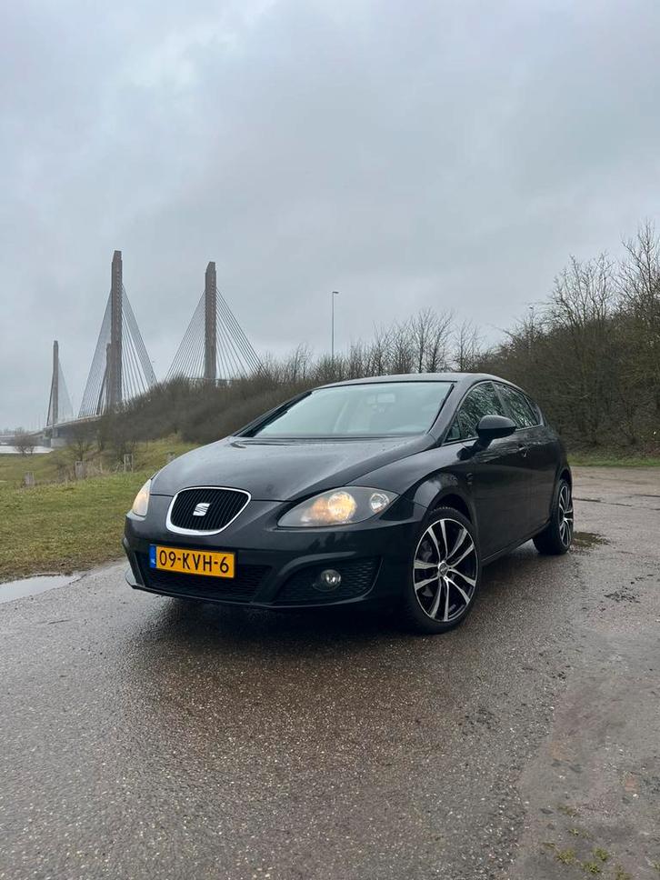 Seat Leon 1.4 TSI 2009 zwart, Auto's, Seat, Particulier, Leon, Airbags, Airconditioning, Alarm, Bochtverlichting, Centrale vergrendeling