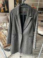 Zwart/grijs geruite Jas, Kleding | Dames, Jassen | Winter, Ophalen of Verzenden, Zo goed als nieuw, Maat 38/40 (M), Zwart