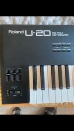 Roland U20 synthesizer, Roland, 61 toetsen, Zo goed als nieuw, Ophalen