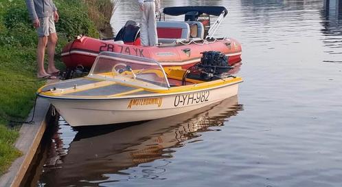 Vintage speedboot 3.60m 28pk yamaha, Watersport en Boten, Speedboten, Zo goed als nieuw, 3 tot 6 meter, Benzine, Minder dan 70 pk
