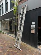 Ladder 6,50m 2 delig aluminium, Gebruikt, Ophalen of Verzenden, 4 meter of meer
