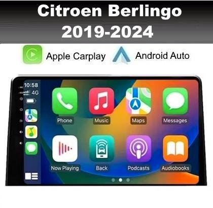 Citroen Berlingo 2019-2024 navigatie android apple carplay, Auto diversen, Autoradio's, Nieuw, Ophalen of Verzenden