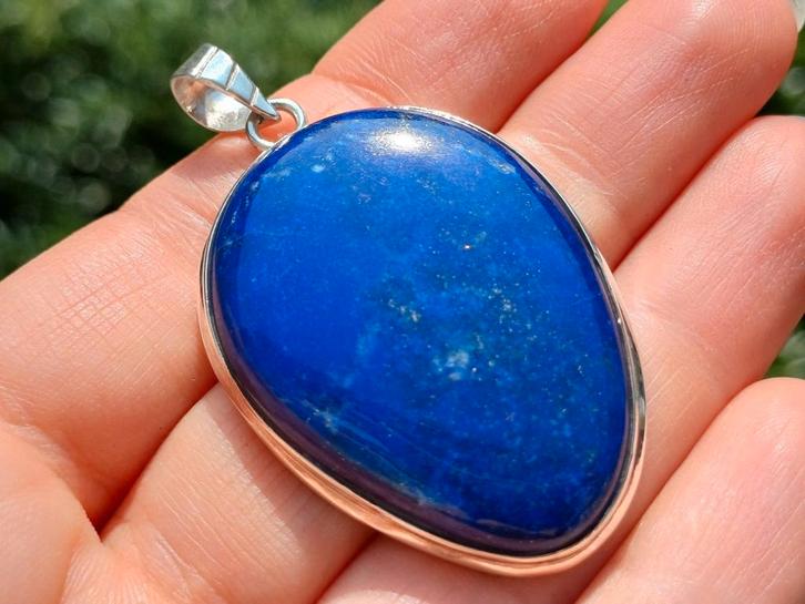 Vanoli Opmerkelijke 935 zilveren kettinghanger met lapislazu, Sieraden, Tassen en Uiterlijk, Kettinghangers, Nieuw, Zilver, Blauw