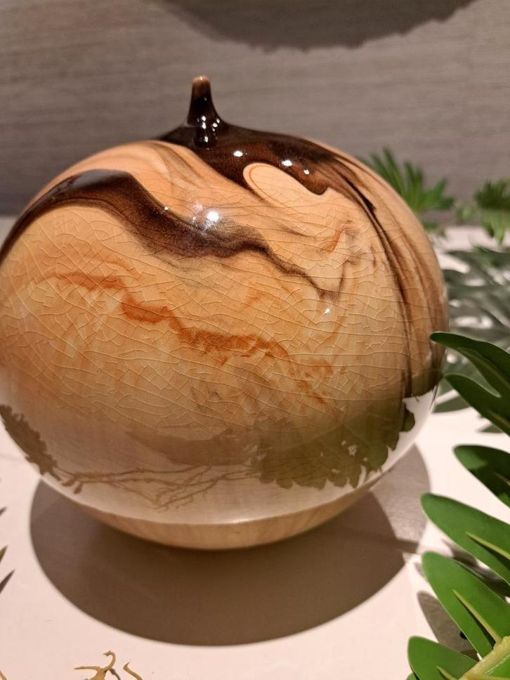 Vintage Keramische Vaas met Uniek Design, Antiek en Kunst, Antiek | Keramiek en Aardewerk, Ophalen of Verzenden