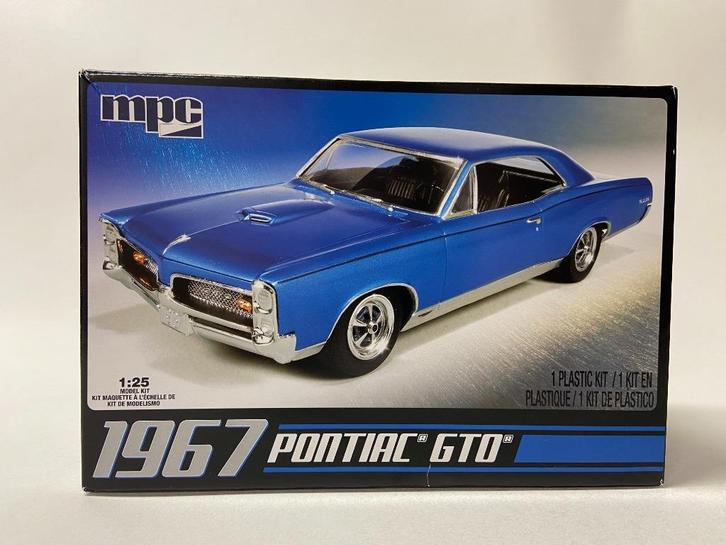 MPC 1:25 Pontiac GTO 1967 incl. extra's, Hobby en Vrije tijd, Modelbouw | Auto's en Voertuigen, Zo goed als nieuw, Auto, Groter dan 1:32