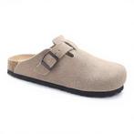 STRIVE Suede Buckle Clog, Verzenden