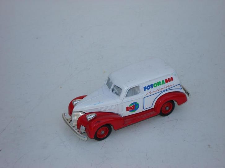 modelauto met reclame van fotorama, Hobby en Vrije tijd, Modelauto's | 1:43, Zo goed als nieuw, Auto, Overige merken, Ophalen of Verzenden
