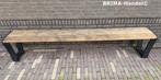 3x hardhout (FSC) zitbank Velopa 243x42x 47,5 tuinbanken, Ophalen, Gebruikt, Hout