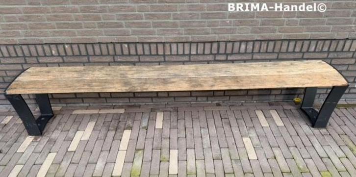 3x hardhout (FSC) zitbank Velopa 243x42x 47,5 tuinbanken, Tuin en Terras, Tuinbanken, Gebruikt, Hout, Ophalen