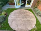 Groot Rond Vloerkleed - 3 Meter Diameter, Huis en Inrichting, Stoffering | Tapijten en Kleden, Gebruikt, Beige, Rond, Ophalen of Verzenden